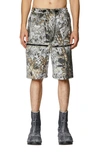 Diesel P-mckell Graphic-print Shorts In Wood