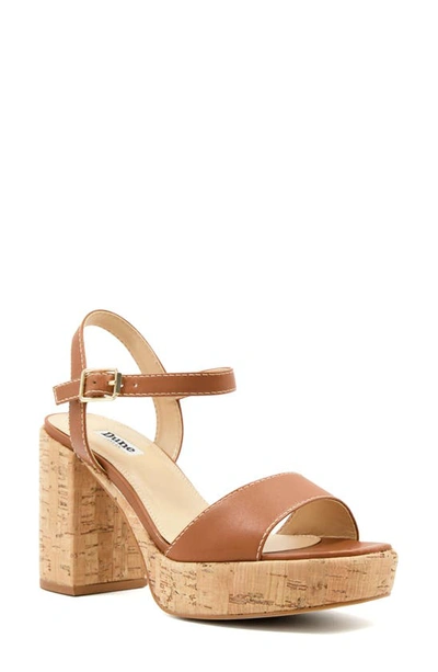 Dune London Jodi Platform Sandal In Brown