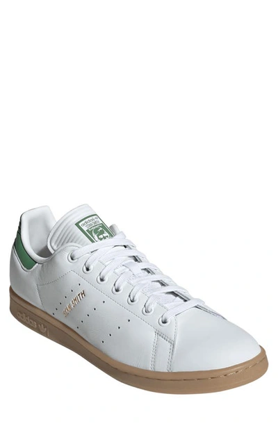 Adidas Originals Stan Smith Sneaker In White/preloved Blue/gum4