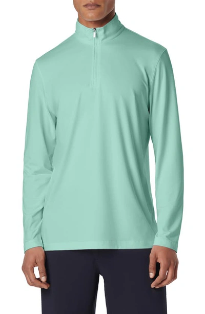 BUGATCHI BUGATCHI QUARTER ZIP PERFORMANCE PULLOVER
