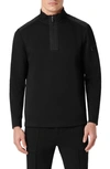 BUGATCHI SOFT TOUCH QUARTER ZIP PULLOVER