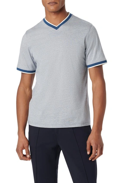 BUGATCHI BUGATCHI HIGH V-NECK T-SHIRT