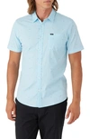 O'NEILL QUIVER STRETCH SHORT SLEEVE BUTTON-UP SHIRT