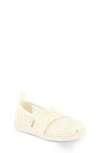 Toms Kids' Alpargata Slip-on Sneaker In Natural