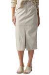 Sanctuary Triple Threat Midi Skirt In Birch