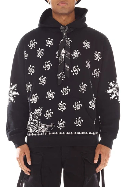 Cult Of Individuality Pullover Sweatshirt In Paisley In Black