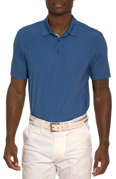 ROBERT GRAHAM HYDE BIRD'S EYE PERFORMANCE POLO