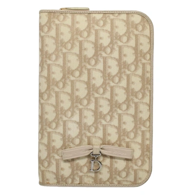 Dior Trotter Beige Canvas Wallet  ()