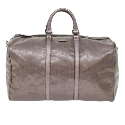Gucci Gg Supreme Grey Canvas Travel Bag ()