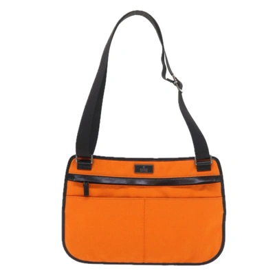 Gucci Orange Canvas Shoulder Bag ()