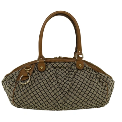 Gucci Sukey Beige Canvas Shoulder Bag ()