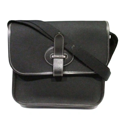 Hermes Hermès Buenaventura Black Canvas Shopper Bag ()