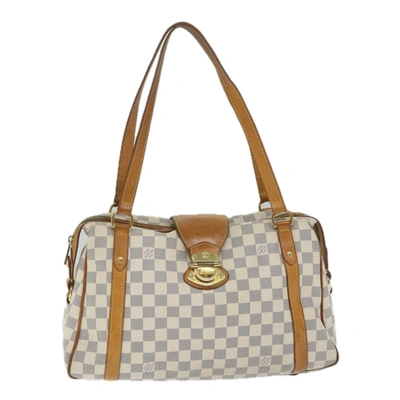 Pre-owned Louis Vuitton Stresa Beige Canvas Travel Bag ()