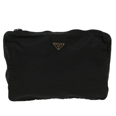 Prada Re-nylon Black Synthetic Clutch Bag ()