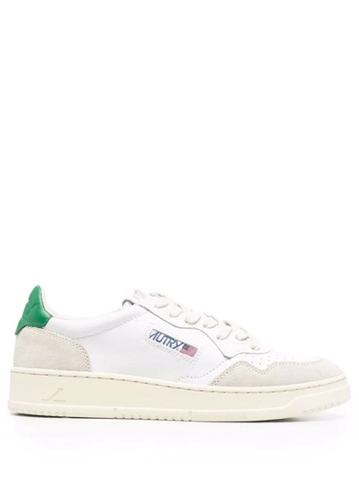 Autry Trainers With Application In White