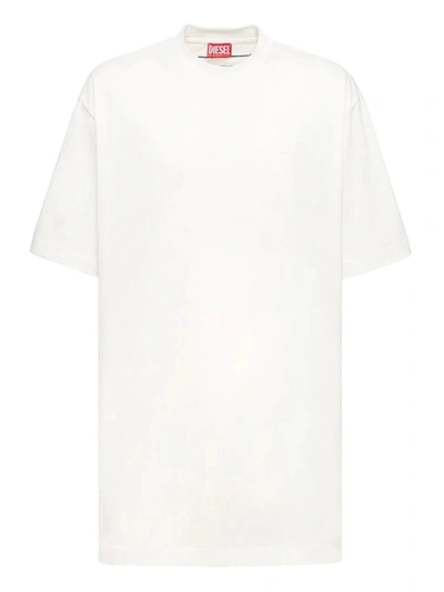 Diesel T-shirt T-boggy-megoval-d In White