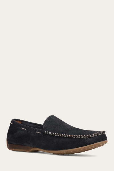 The Frye Company Frye Lewis Venetian Loafers In Indigo