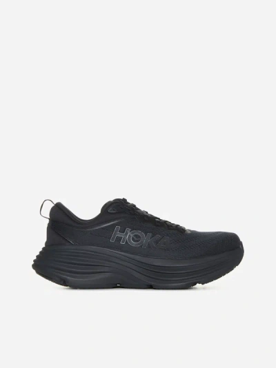Hoka Bondi 8 Sneakers In Black