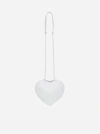 Alaïa Alaia Womens Blanc Optique Le Coeur Heart-shaped Leather Cross-body Bag In White