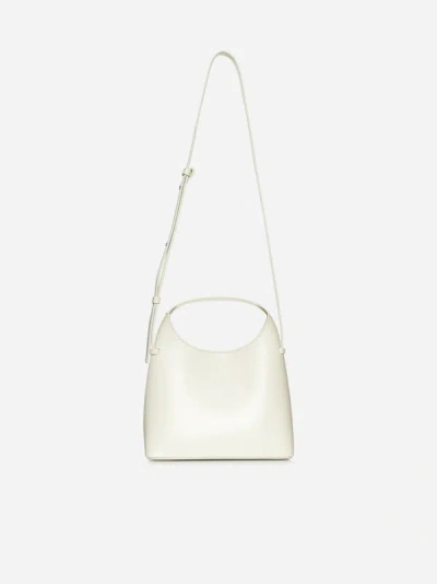 Aesther Ekme Mini Sac Leather Bag In Cream