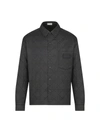 Dior Logo Patch Long-sleeved Jacket In Black