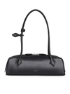 Alaïa Le Teckel Medium Bag In Shiny Leather In Black