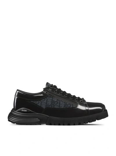 Dior Combat Derby Shoes In Black2