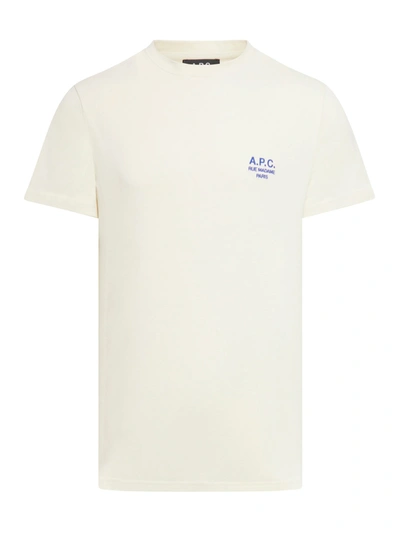 Apc Raymond  T-shirt In Cotton In White