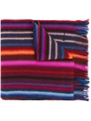 PAUL SMITH 条纹针织围巾,ATXC693DS302812251114