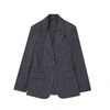 Brunello Cucinelli Wool Blazer Women In Gray