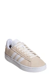 Adidas Originals Women's Grand Court Alpha Cloudfoam Lifestyle Comfort Casual Sneakers From Finish Line In White/ White/ Beige