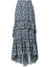 ULLA JOHNSON frilled maxi skirt,PF17030312247436