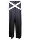 JW ANDERSON J.W. ANDERSON CROSSOVER STRAP WIDE LEG TROUSERS