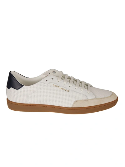 Saint Laurent Sl/10 Low Top Sneakers In Bl O/an/bl O/r E/n S