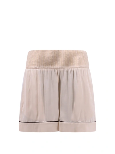 Off-white Shorts In Beige