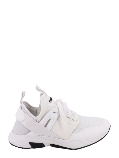 Tom Ford Jago Sneakers In Bianco