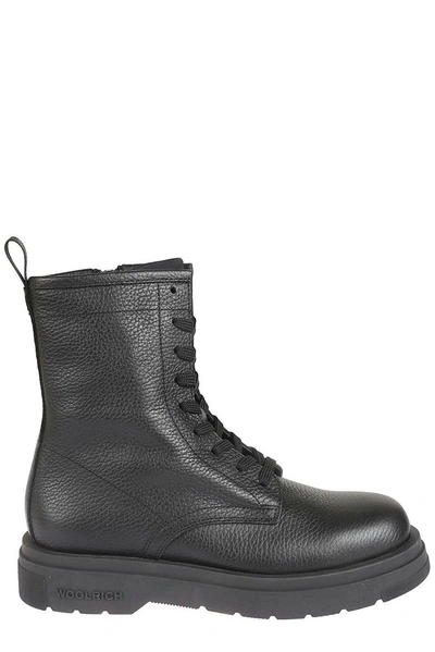 Woolrich City Boot Unlined Grana In Black