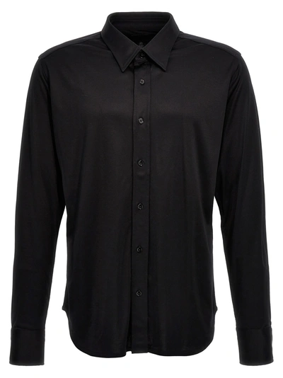 Tom Ford Black Silk Habotai Shirt