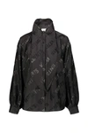 Vetements Monogram Scarf Blouse In Black