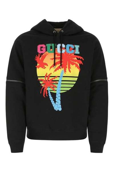 Gucci Black Cotton Sweatshirt