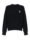 ACNE STUDIOS ACNE STUDIOS PULLOVER WITH EMBROIDERED LOGO