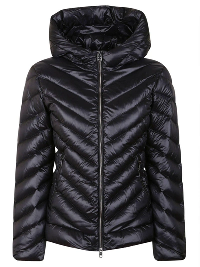 Woolrich Chevron Quilted Jacket In Black