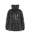 Woolrich Aliquippa Black Nylon Puffer Jacket In Black