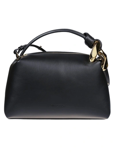 Jw Anderson J.w. Anderson The Corner Tote Bag In Black