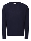 MONCLER MONCLER WOOL AND CASHMERE BLUE PULLOVER