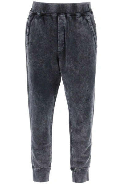 Dsquared2 Jogging Pants In Charcoal Orange (grey)