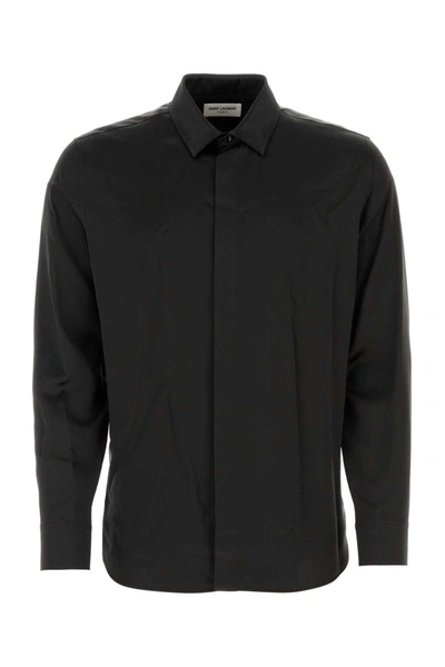 Saint Laurent Yves Long-sleeved Shirt In Default Title