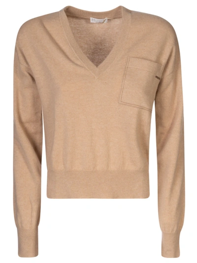 Brunello Cucinelli V-neck Sweater In Default Title