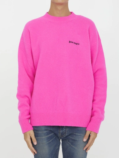 Palm Angels Man Sweater Man Pink Knitwear