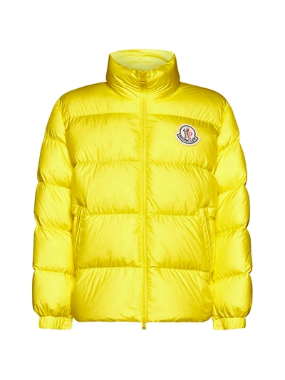 Moncler Down Jacket In Giallo